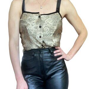 VTG Sostanza Floral cropped blouse